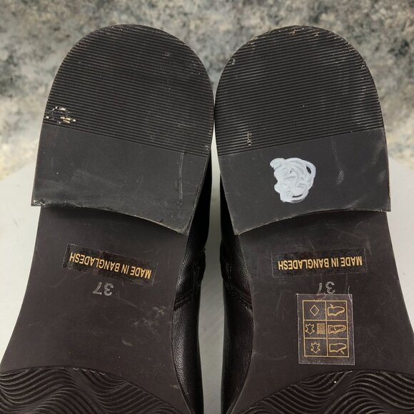 Canal Grande Women's Size 37 Pauline Dark Brown Red Side Zip Ankle Booties 13627 - Picture 12 of 16